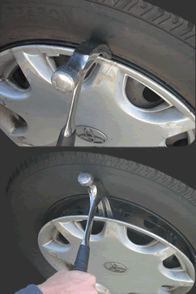 Hubcaps for Less.com - FAQ: How do I remove the old hubcap from my wheel?